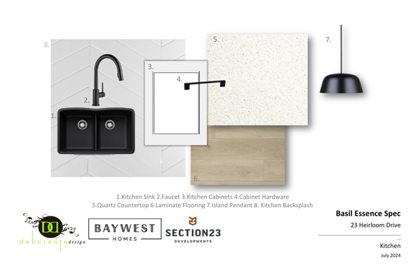 23 Heirloom Drive - Kitchen Interior Selections