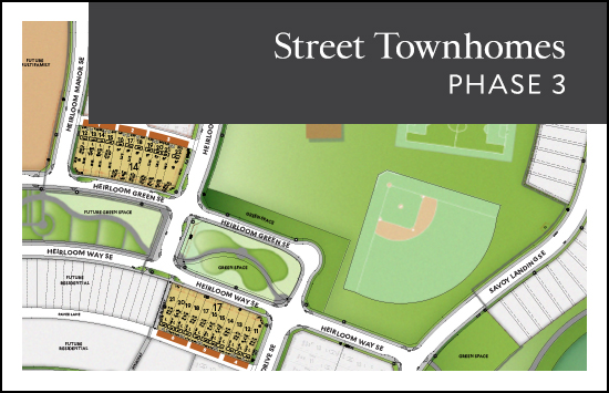 Townhomes (Phase 3) site plan