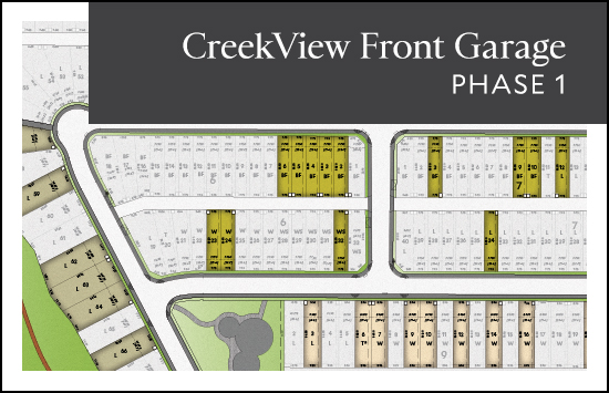 Front Garage (Phase 1) site plan