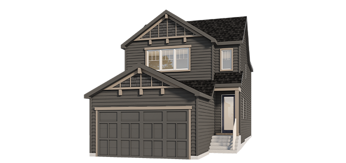 Arts & Crafts Farmhouse Rendering 