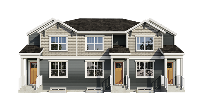 Arts & Crafts Farmhouse Rendering 