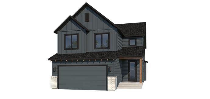 Modern Farmhouse Rendering