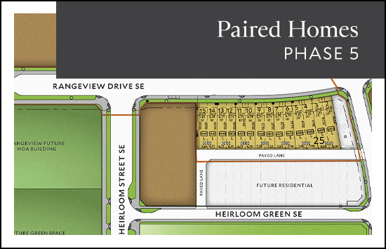 Paired (Phase 5) site plan