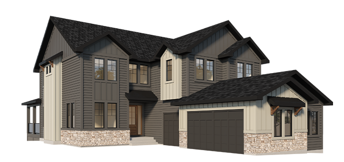 Modern Farmhouse Rendering