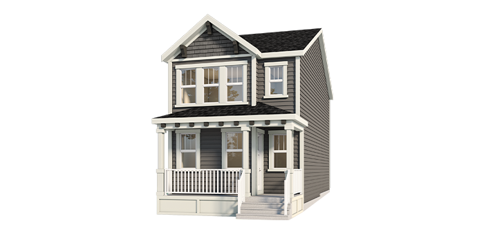 Arts & Crafts Farmhouse Rendering 