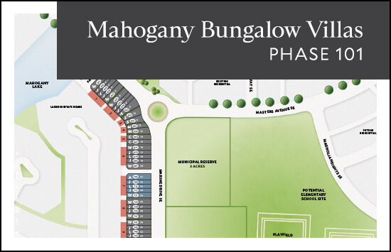Bungalow Villas (Phase 101) site plan