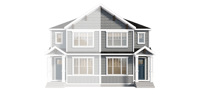Arts & Crafts Farmhouse Rendering